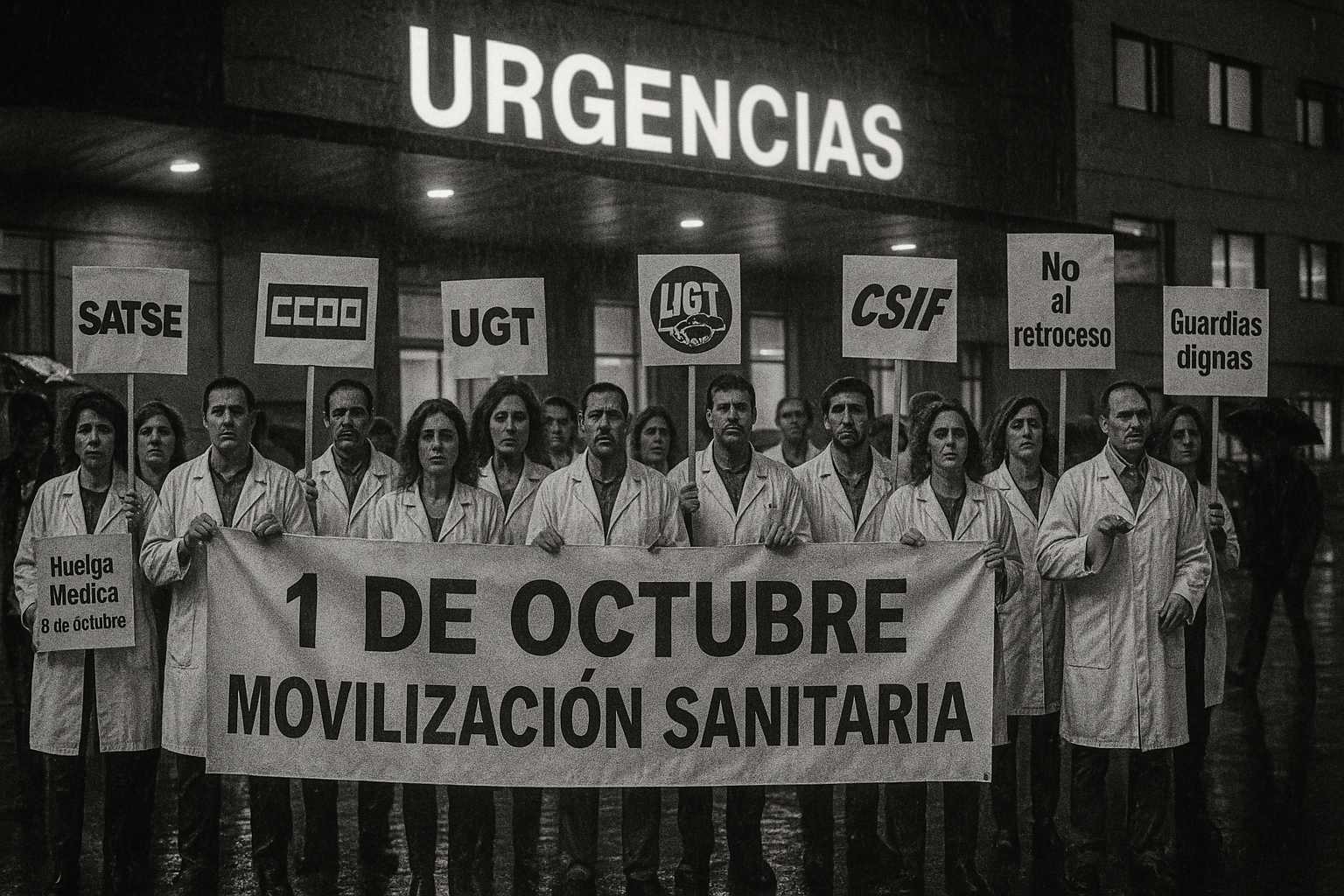 “Protesta de sanitarios frente al Ministerio de Sanidad”  creditos: “iSanidad / archivo”