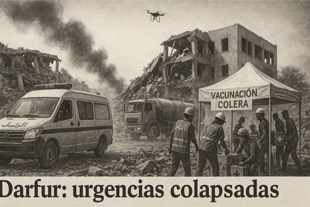 Desastres y guerra en Darfur: urgencias colapsadas y fondos insuficientes